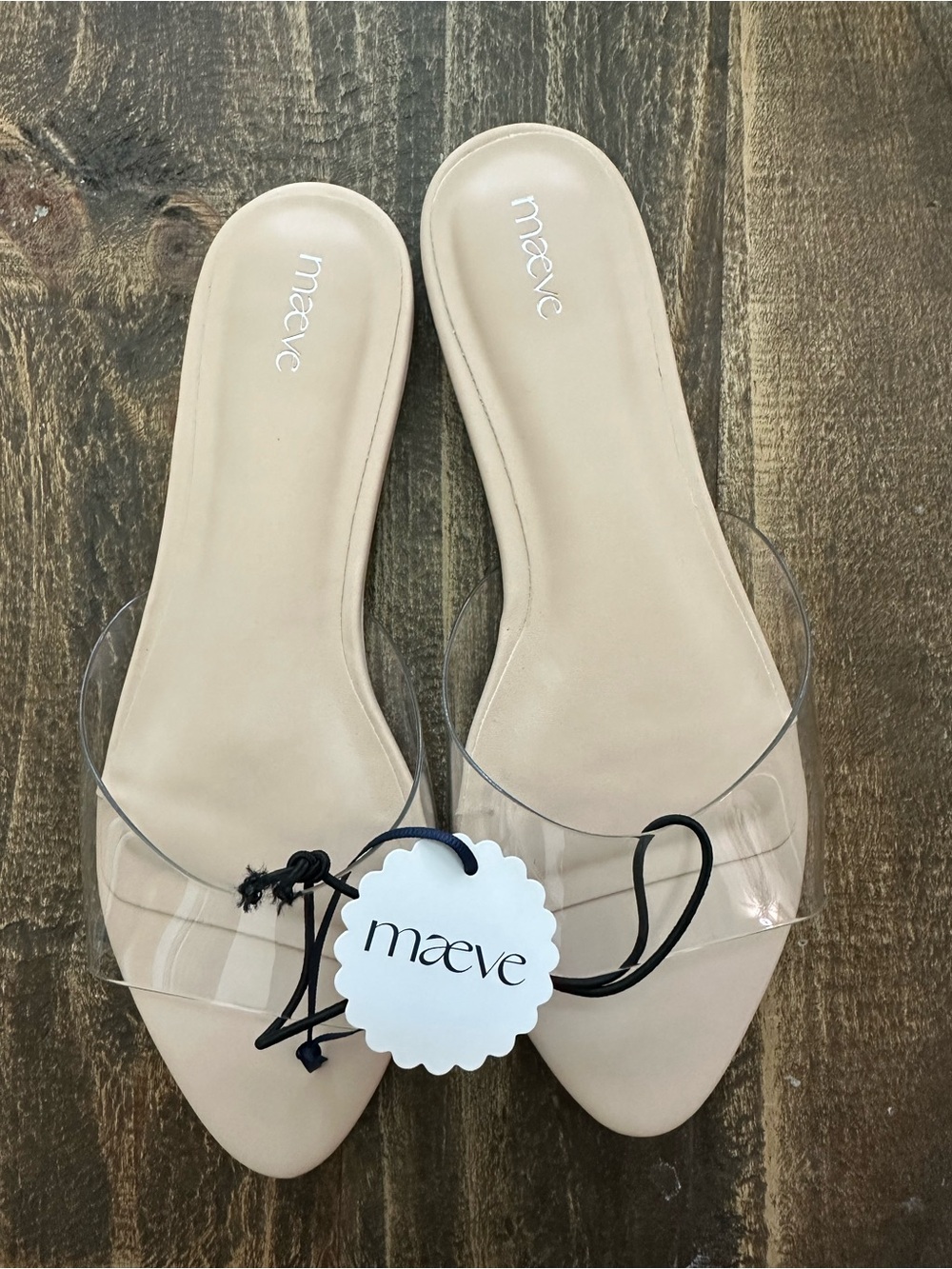 Maeve Pointed Toe Slip On Jelly Sandals